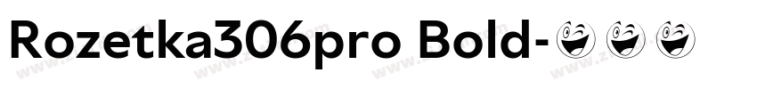 Rozetka306pro Bold字体转换
